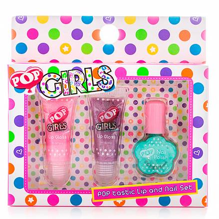 Набор детской декоративной косметики для губ и ногтей из серии Pop 